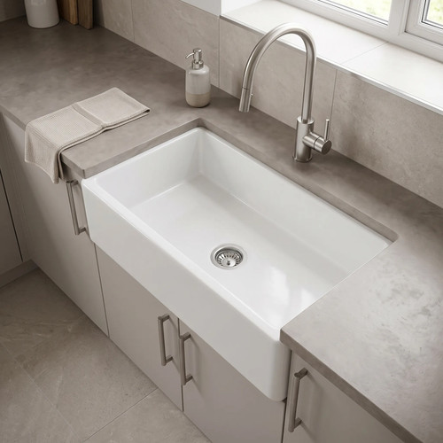 Nuie kitchen sink fire - kitchen, clay